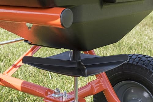 Tow-Behind Agri-Fab 45-0547 185 lb. Lawn & Garden Broadcast Spreader for Seed,Fertilizer,Salt,Ice Melt; Easy to use Flow Control from Seat of Riding Lawn Mower