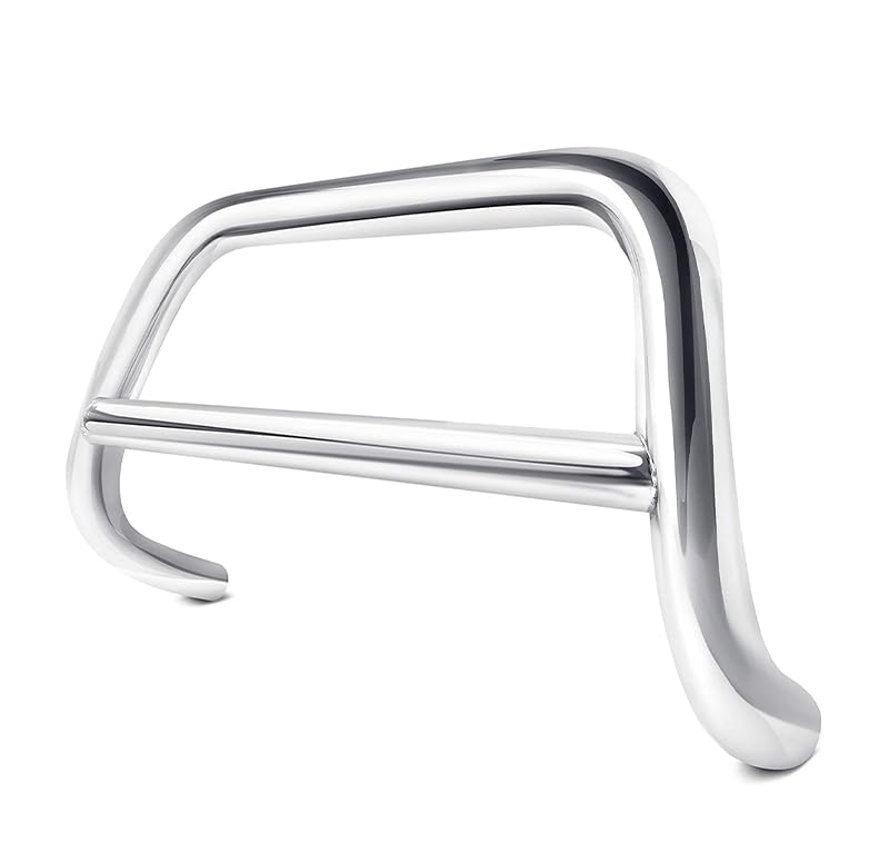 A Bar Black Horse No Skid Plate Stainless Steel Compatible with 2007-2015 Mazda CX-9-BB992804SS