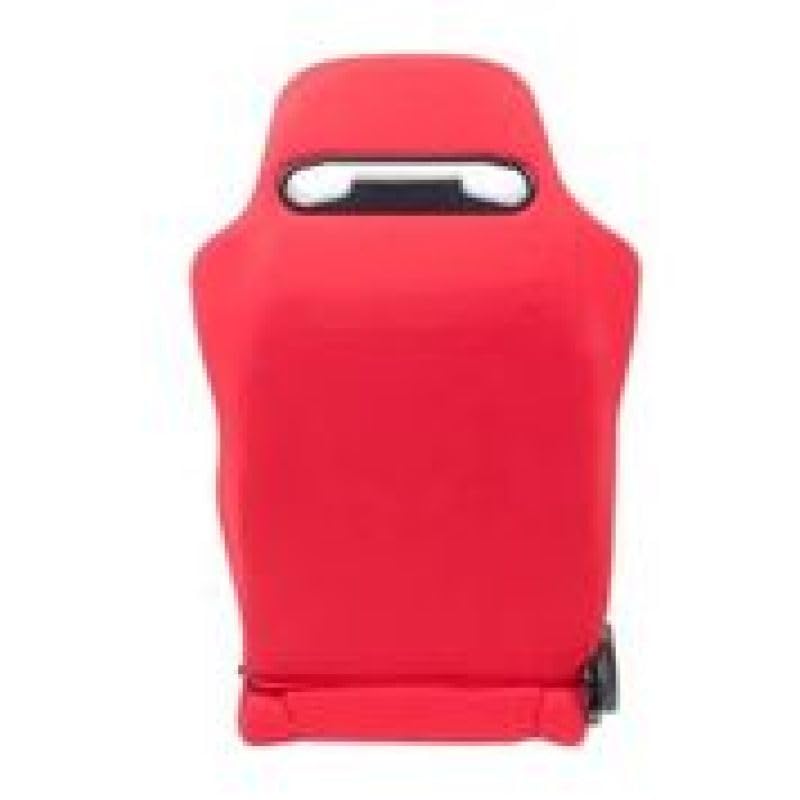Type-R NRG Sport Seats (Pair) Cloth w/NRG Logo - Red w/Red Stitch
