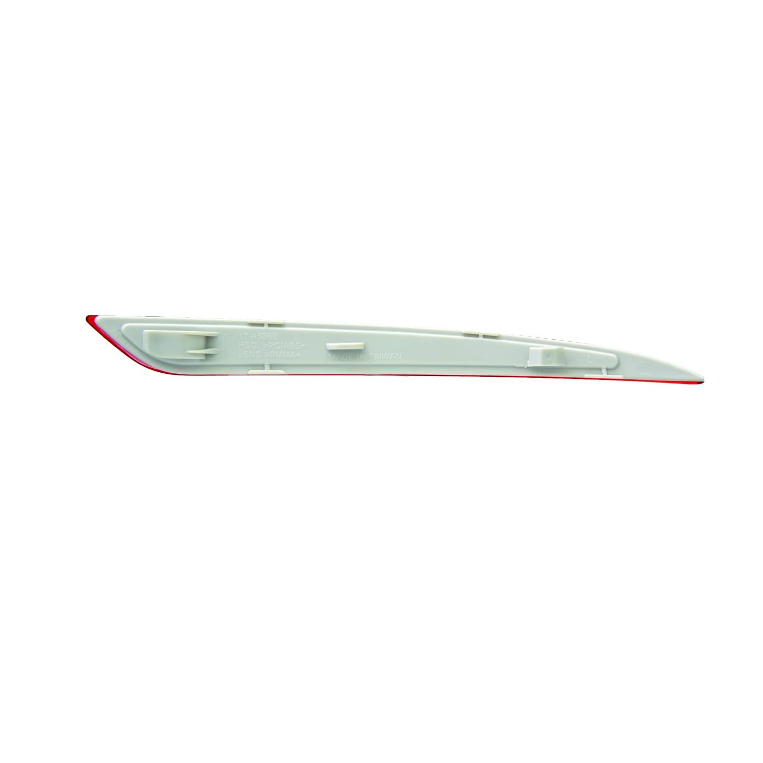 Left TYC Reflector Assembly Compatible with 2013-2018 Ford Fusion