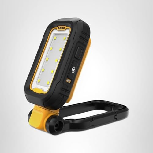 DEWALT LED Light, Compact and Powerful Work Light, Magnetic Handle, USB-C Rechargeable (DCL182)
