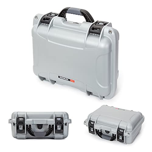 Waterproof Nanuk 915 Hard Case with Padded Dividers - Silver