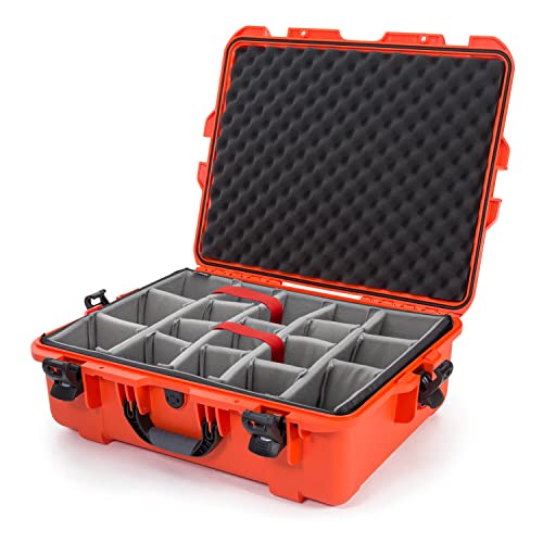Waterproof Nanuk 945 Hard Case with Padded Dividers - Orange