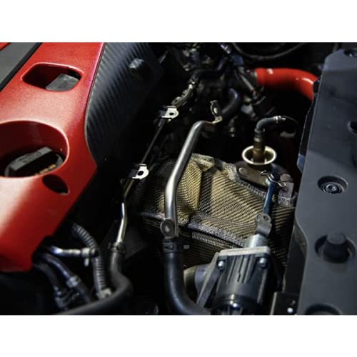 Mishimoto Titanium Turbo Blanket MMTB-CTR-17, Compatible With Honda Civic Type R 2017+