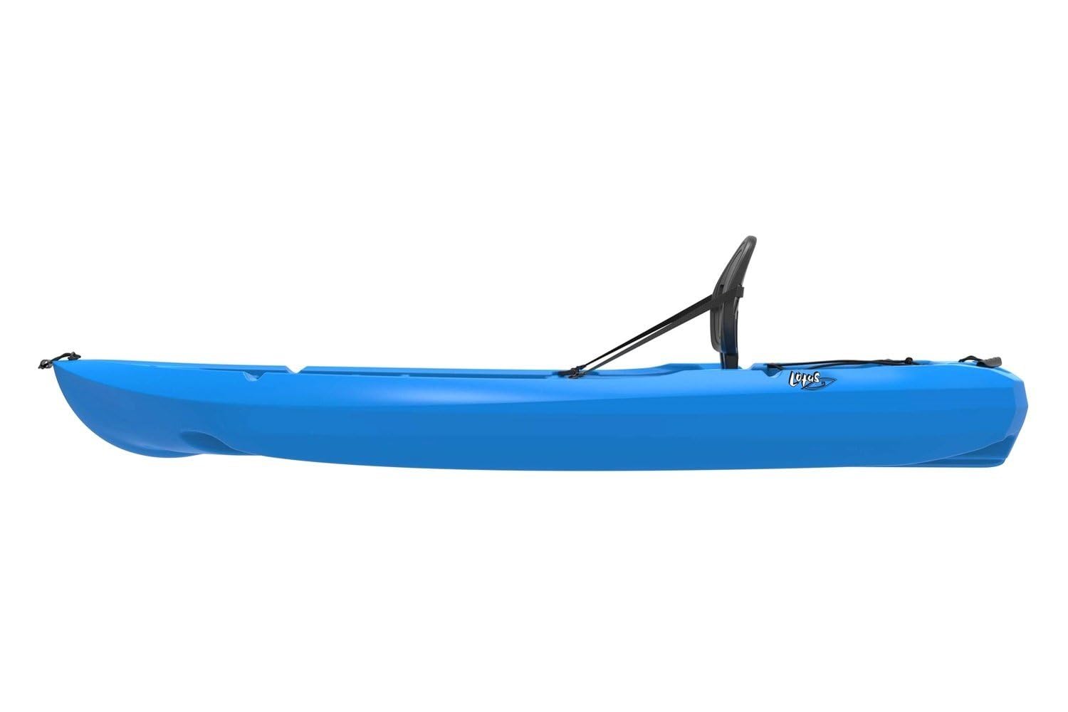 Lotus Lifetime Sit-on-Top Kayak with Paddle, Blue, 8'