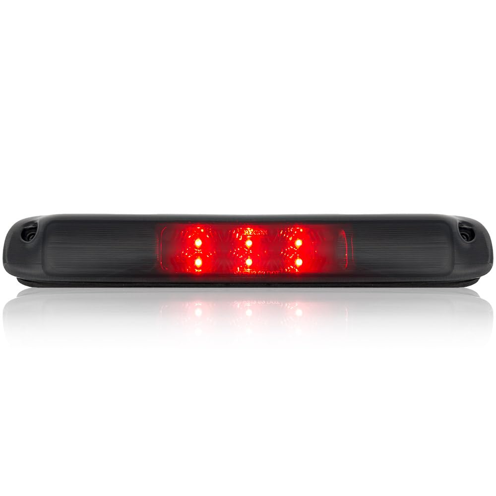 RECON - Smoked 3rd Brake Light Kit Fits 1999-2006 GMC Sierra & Chevy Silverado 1500/2500/3500 models Red & White LED Lights - Smoked Lens