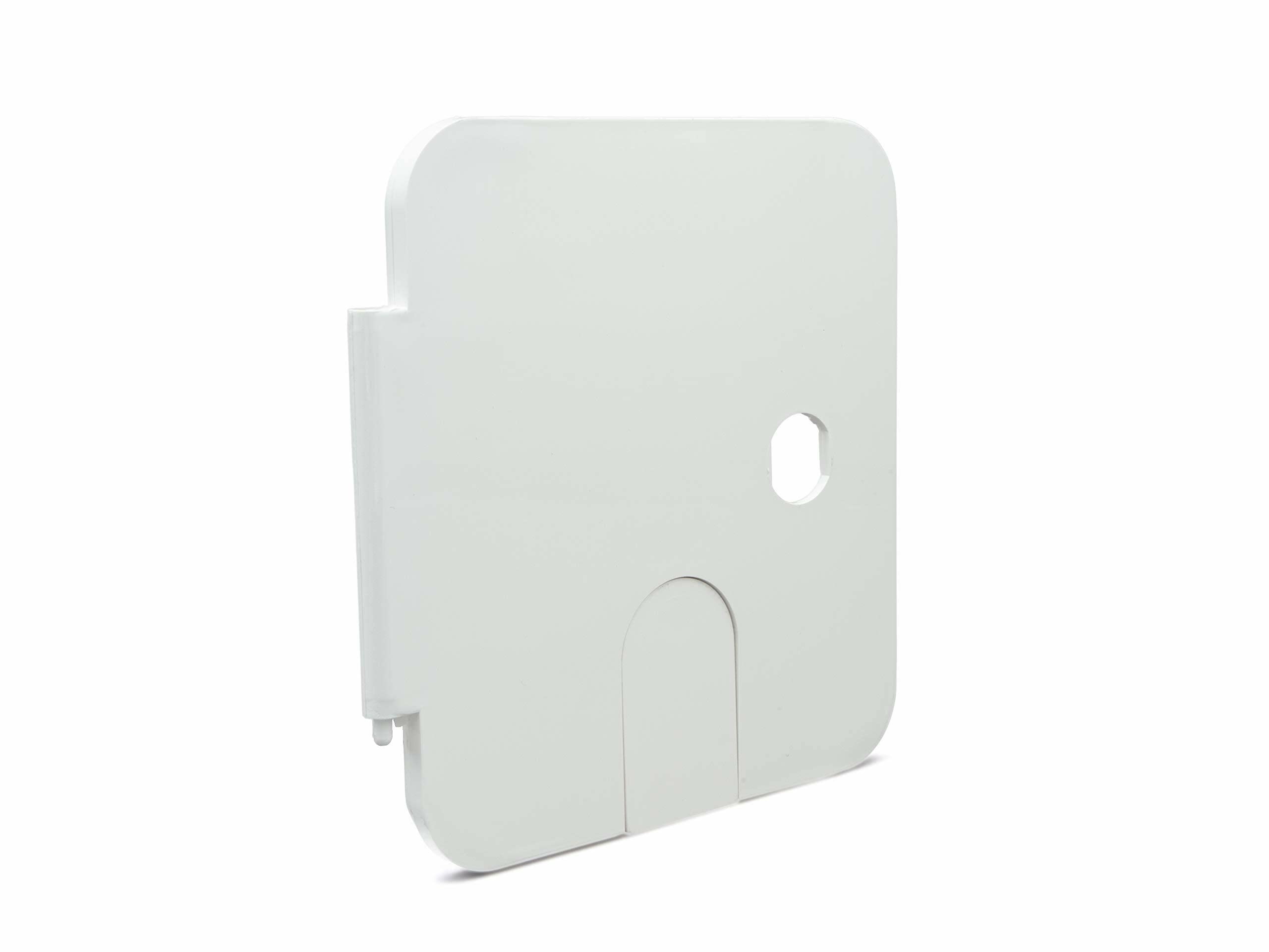 THETFORD 6.5 inch x 6 inch RV Camper Replacement Storage Hatch Door with Access Door Polar White PN 94178