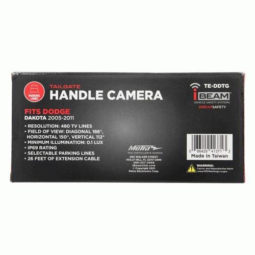 Tailgate Handle Camera IBEAM Dodge Dakota 2005-2011 (TE-DDTG)