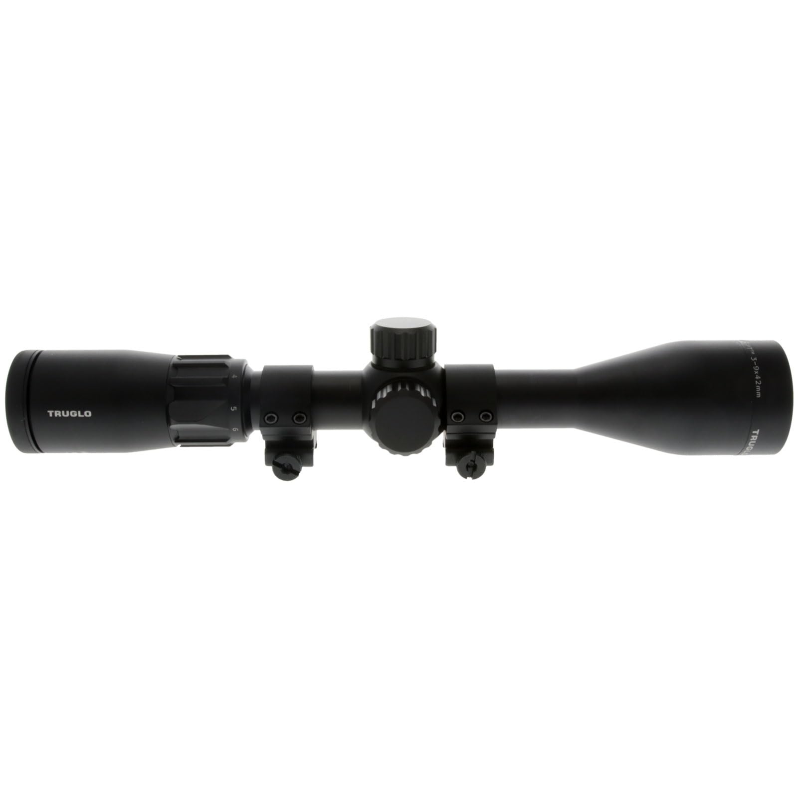 Truglo Tactical Intercept Hunting Shooting Durable Waterproof Fogproof Scratch-Resistant 1" Tube Illuminated Reticle Riflescope with Scope Cover Included, 3-9 x 42mm, Illuminated BDC Reticle