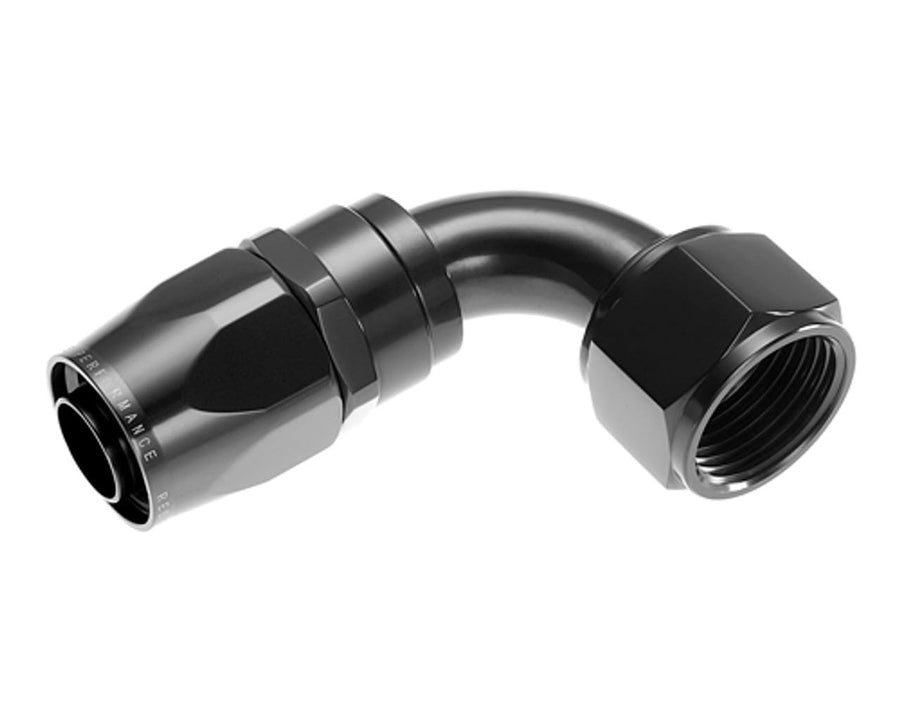 90 Degree Red Horse Performance Aluminum Hose End-Black 1090-20-2 -20 An