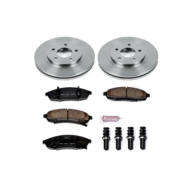 POWERSTOP Autospecialty KOE3018 Front Replacement Brake Kit-OE Brake Rotors & Ceramic Brake Pads For Regal, Lumina, Monte Carlo, Oldsmobile Cutlass Supreme, Pontiac Grand Prix [Model Specific]