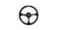 Black Sparco 015R345MSN Suede Steering Wheel