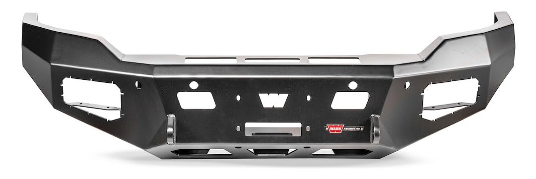 Ascent HD WARN 107001 Front Bumper, Fits: Dodge Ram 2500/3500/4500/5500 (2020-2021), Black