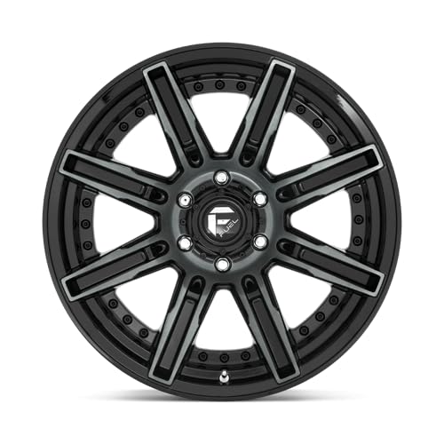 FUEL OFF-ROAD 20X10 D708 ROGUE, 6X5.5, 4.79, 18mm GLOSS MACHINED DOUBLE DARK TINT - D70820008447
