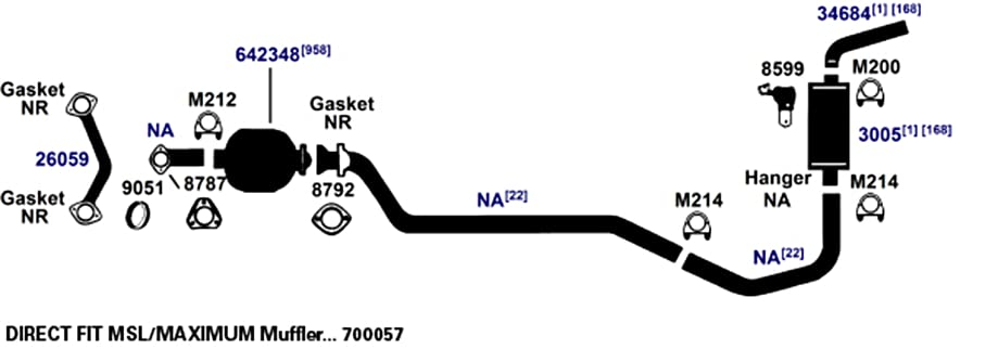 Flange AP Exhaust 8792