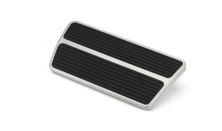 Lokar Performance Products Restomod BAG-021RM Clear Wide Auto Brake Pedal Pad '67-'72 C-10 Truck