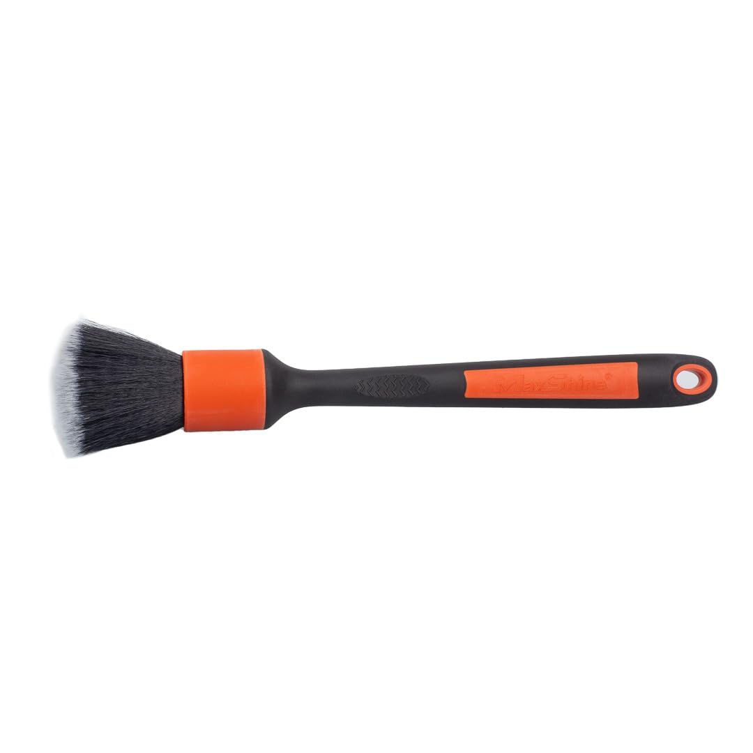Maxshine Ultra Soft Large Universal Red ESS Detailing Brush – Professional Brush for Interior, Exterior, Leather Seats, Engine Bay & Wheels – Ever So Soft Premium Detailing Tool