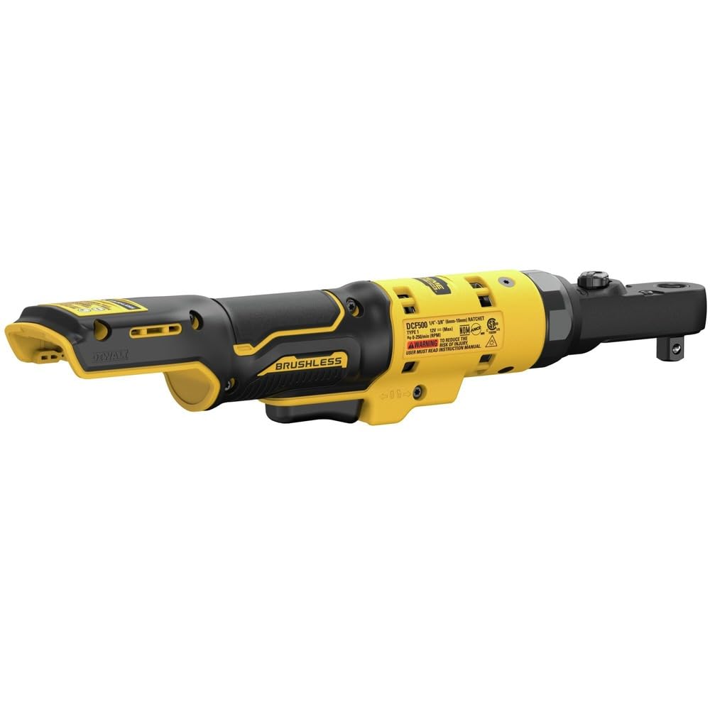 DEWALT DCF500B 12V MAX* XTREME Brushless Cordless 3/8" and 1/4" Sealed Head Ratchet (Tool Only)