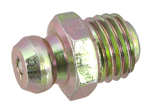 8mm x 1mm Performance Tool W54259 Short Straight Grease Fitting, (Pack of 10)