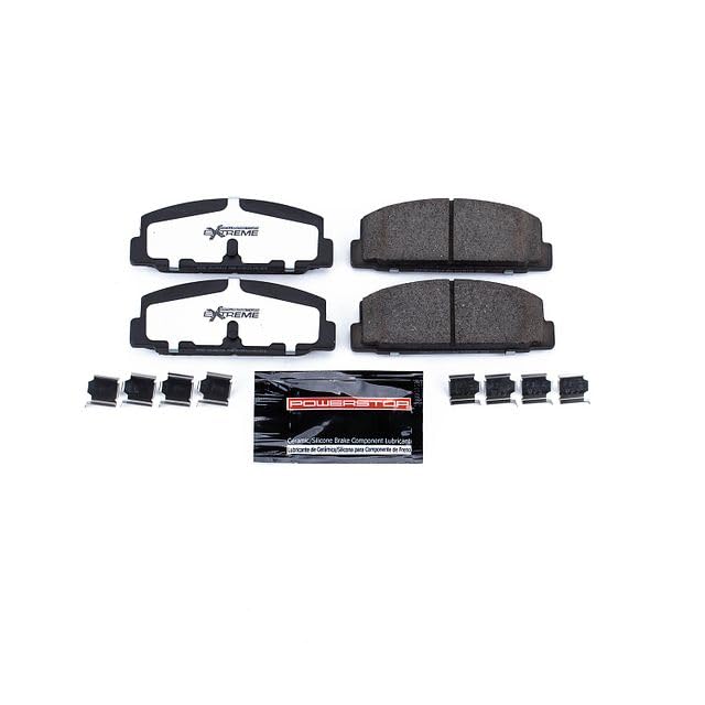 Power Stop Z26 Rear Z26-332 Carbon-Fiber Ceramic Brake Pads For Mazda 6 2003-2005, Protege 2003, RX-7 1984-1991, RX-7 1993-1995 [Model Specific]