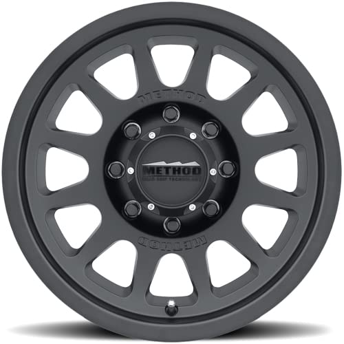 703 Method Race Wheels Black Wheel with Matte (17 x 9. inches /8 x 6 mm, -12 mm Offset)