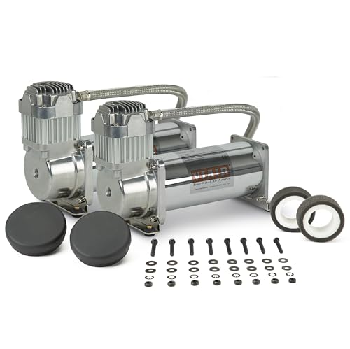 Mounted Dual Chrome 444 Viair System (VMS), 200PSI