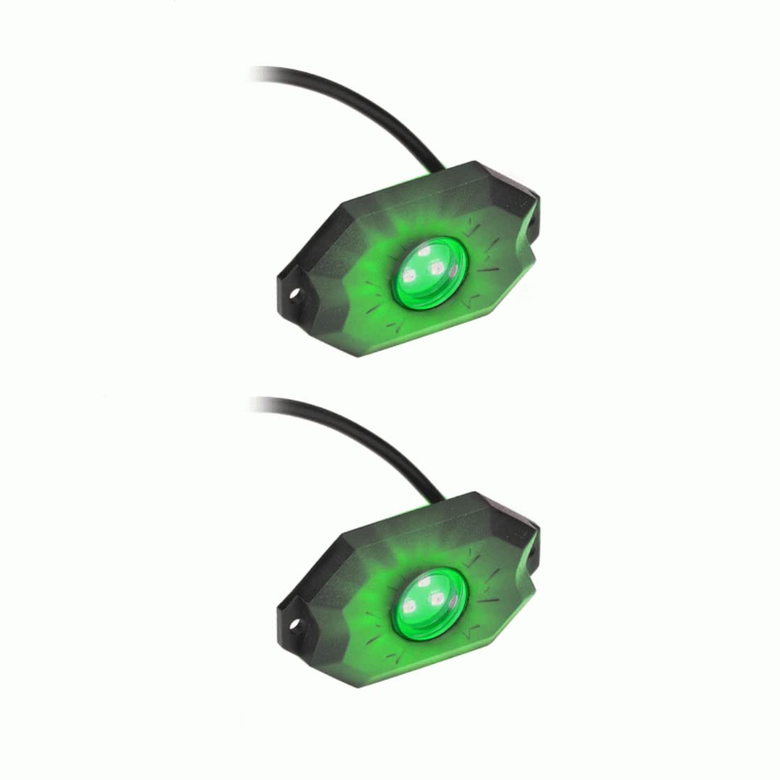 Green METRA Rock Lights - 2-Pack (DL-ROCKG)