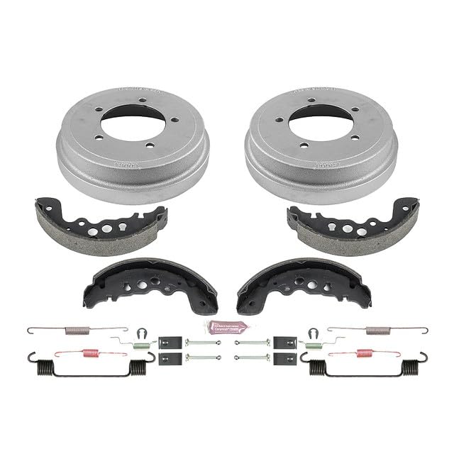 Power Stop KOE15354DK Rear Replacement Brake Kit-OE Brake Drums & Ceramic Brake Pads For Chevrolet Tracker 2000-2001 [Model Specific]