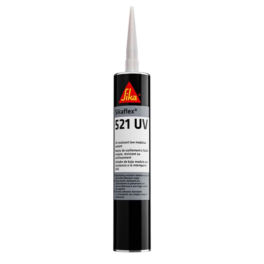 White Sikaflex 521, UV Resistant Low Modulus Sealant, 300ml Cartridge