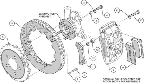 Front Hat Kit FSLI4, 13.00"
