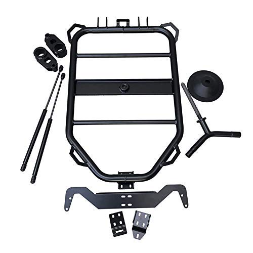 BLK Polaris RZR Tire Carrier/Cargo Rack