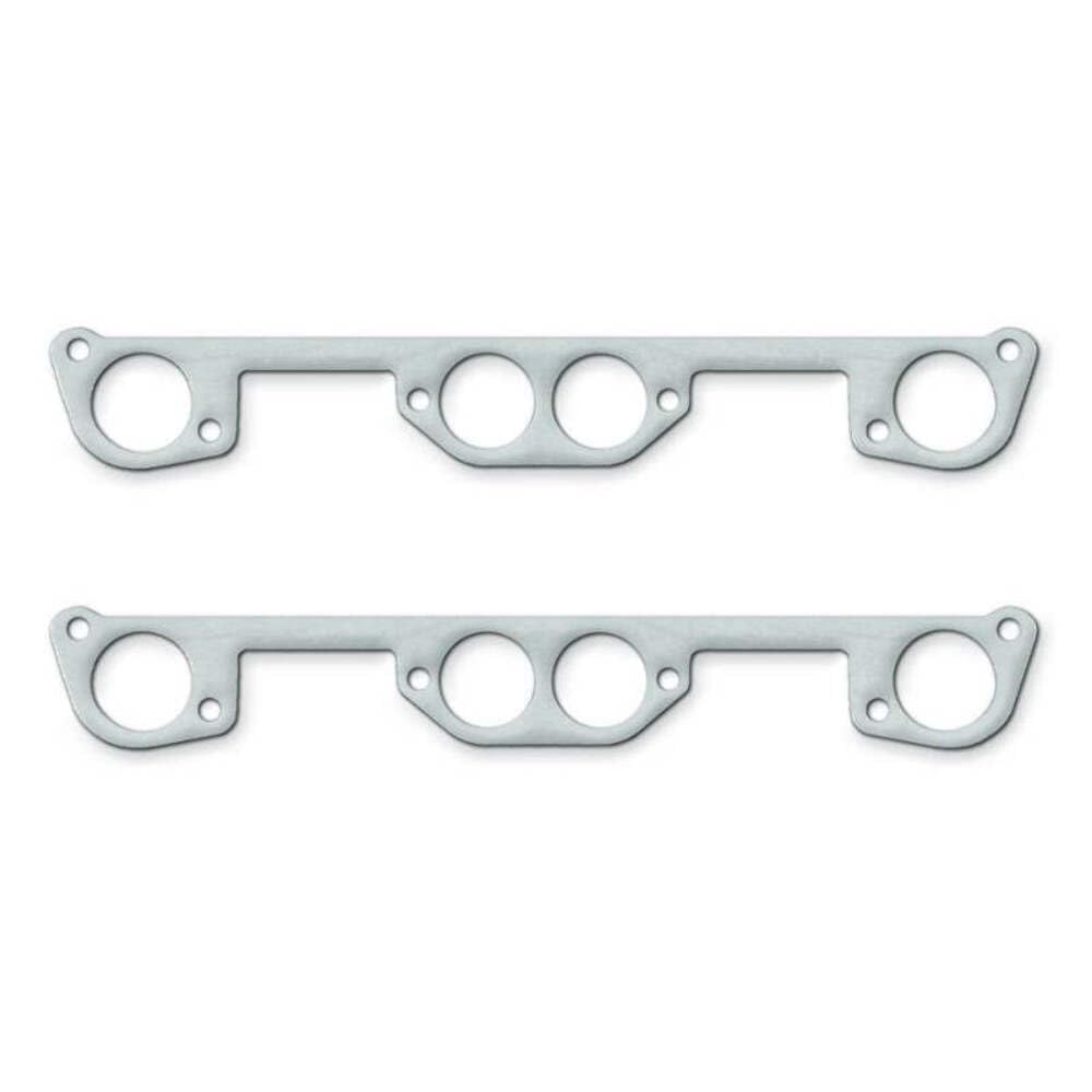 12-002 Remflex Exhaust Gasket for Pontiac V8 Engine, (Set of 2)