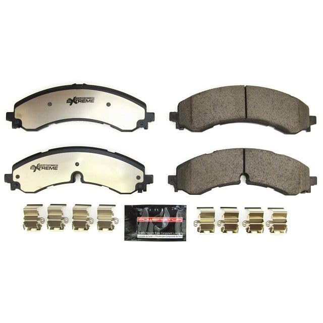 Power Stop Z36-2250 Front Carbon-Fiber Ceramic Brake Pads Truck and Tow