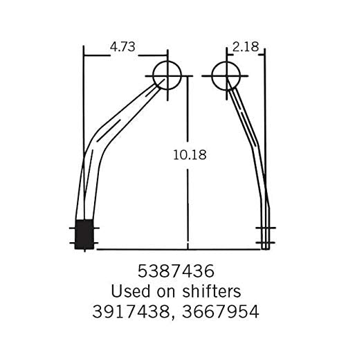 Gear Shift Lever Hurst Stick 5387436