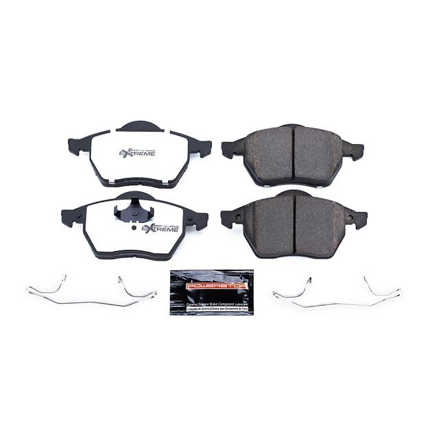 Power Stop Z26 Front Carbon-Fiber Ceramic Brake Pads For Audi TT, VW Golf, Audi TT Quattro, VW Jetta, VW Passat [Model Specific]