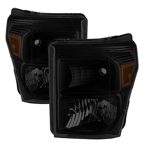 Headlight Xtune HD-JH-FS11-AM-BSM (Ford F250/350/450 Super Duty 11-16 OEM s - Black Smoked)