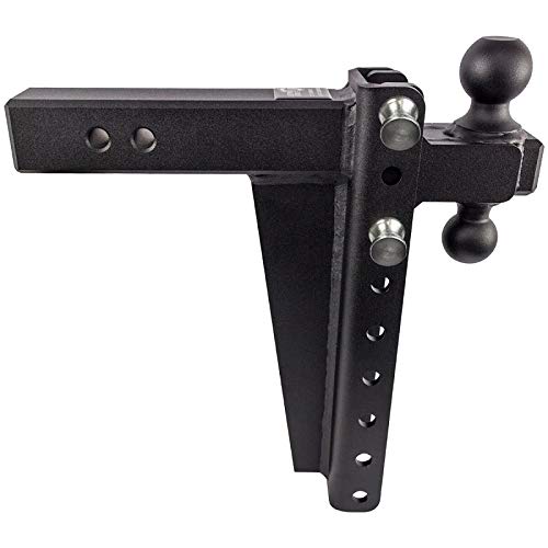 HD2512 Bulletproof Hitches Class 5 Drop Hitch Receiver: 2.5 Inches Adjustable