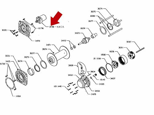 34788 WARN (MTO) S/P Motor HYD4.8CI