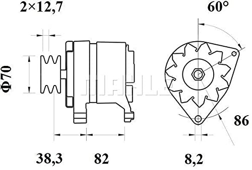 MAHLEORIG Mahle MG 539 Alternators