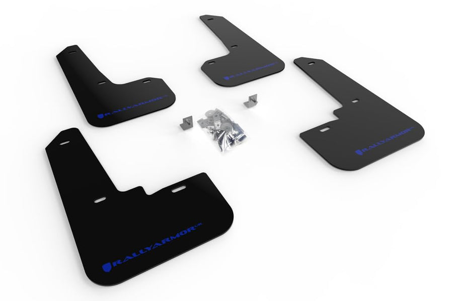 Rally Armor Black UR Mud Flap w/Blue Logo FITS 20+ Subaru Legacy MF64-UR-BLK/BL