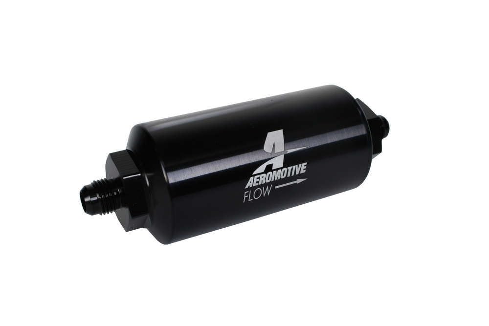 In-Line Aeromotive 12348 Filter, 40-Micron Stainless Mesh Element, 2" OD