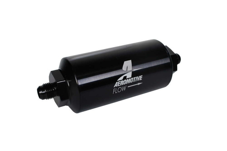 In-Line Aeromotive 12348 Filter, 40-Micron Stainless Mesh Element, 2" OD
