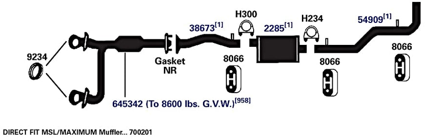 Exhaust Pipe AP Exhaust Products 38673