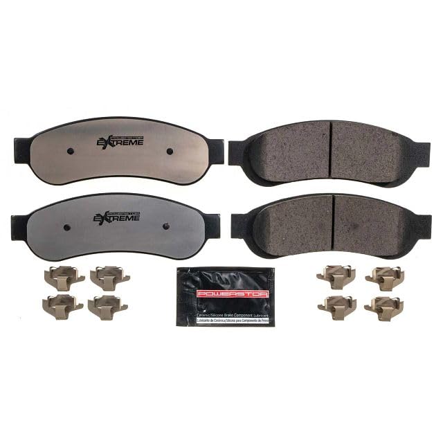 Power Stop Z36-1067 Z36 Truck and Tow Rear Brake Pads For Ford F-250 Super Duty 2007-2010, Ford F-350 Super Duty 2005-2010 [Model Specific]