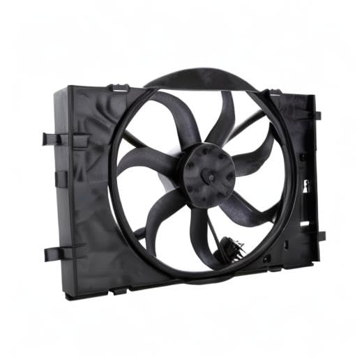 Cooling Fan Assembly TYC 621400 Compatible with 2006-2009 Ford Fusion, Black