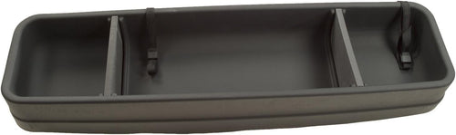 Under Seat Storage Box Husky Liners Gearbox | 2009-2014 Ford F-150 SuperCrew w/o Subwoofer Under Rear Seat - Black, 1 Pc. | 09241