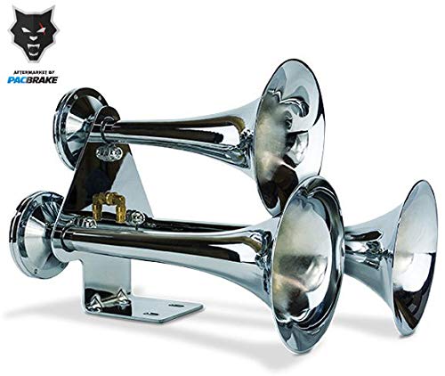Triple Premium Train Horn W/Air Horn (HP10254) and Onboard Air (HP10163)