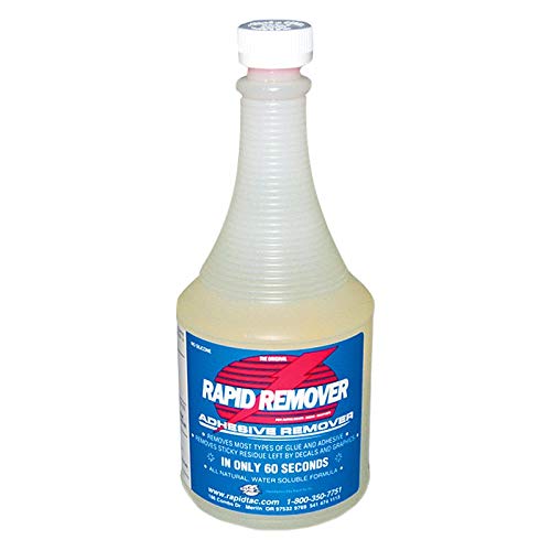 Rapid Remover Tac Rapid Adhesive for Vinyl Wraps Graphics Decals Stripes (32oz)