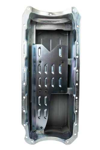 OIL PAN, MARK IV, BBC, MONSTER TRUCK, 7.75 INCH DEEP, STEEL, WET SUMP, 9.5 QT