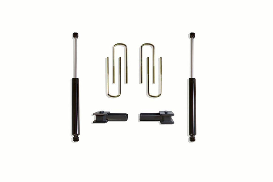 Part# 904120 MaxTrac SUSPENSION'S is A 2" Rear Box KIT Including 2" Lift Blocks, U-Bolts & MAX TRAC Rear Shocks